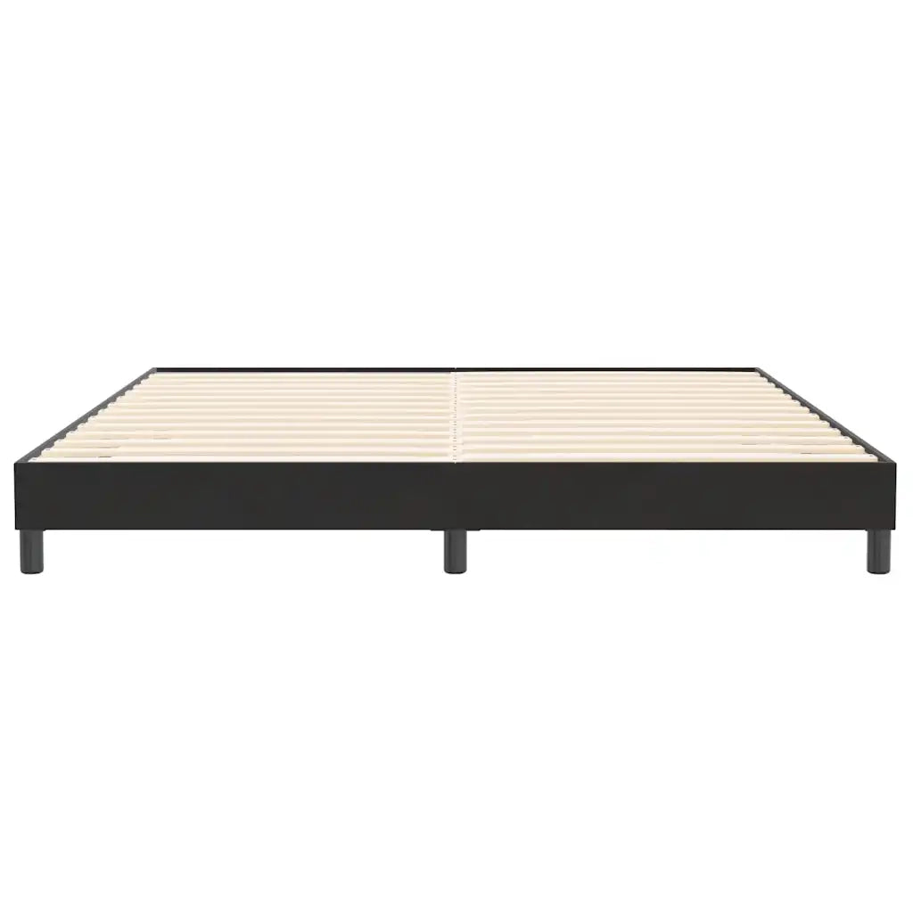 Giroletto senza Materasso Nero 200x220 cm in Velluto 4101423