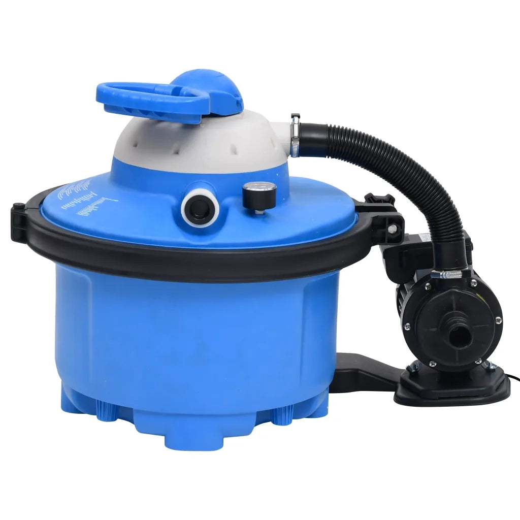 Pompa con Filtro a Sabbia Blu e Nera 385x620x432 mm 200W 25L CFW5806419