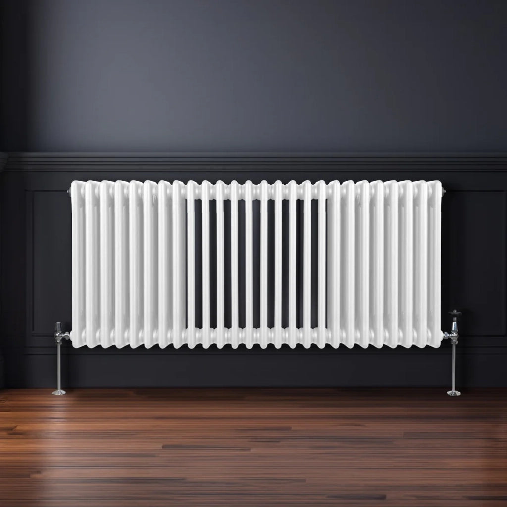 Termosifone Radiatore a 3 colonne per riscaldamento centralizzato Bianco 60 x 119cm