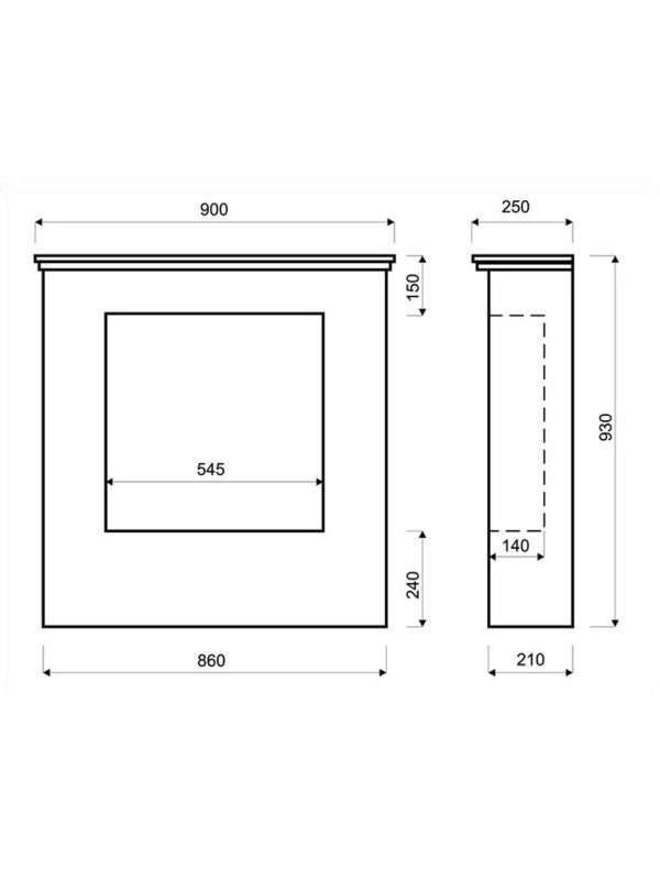 STONE ANTIK 250 - Biocamino Freestanding Da Pavimento A Bioetanolo