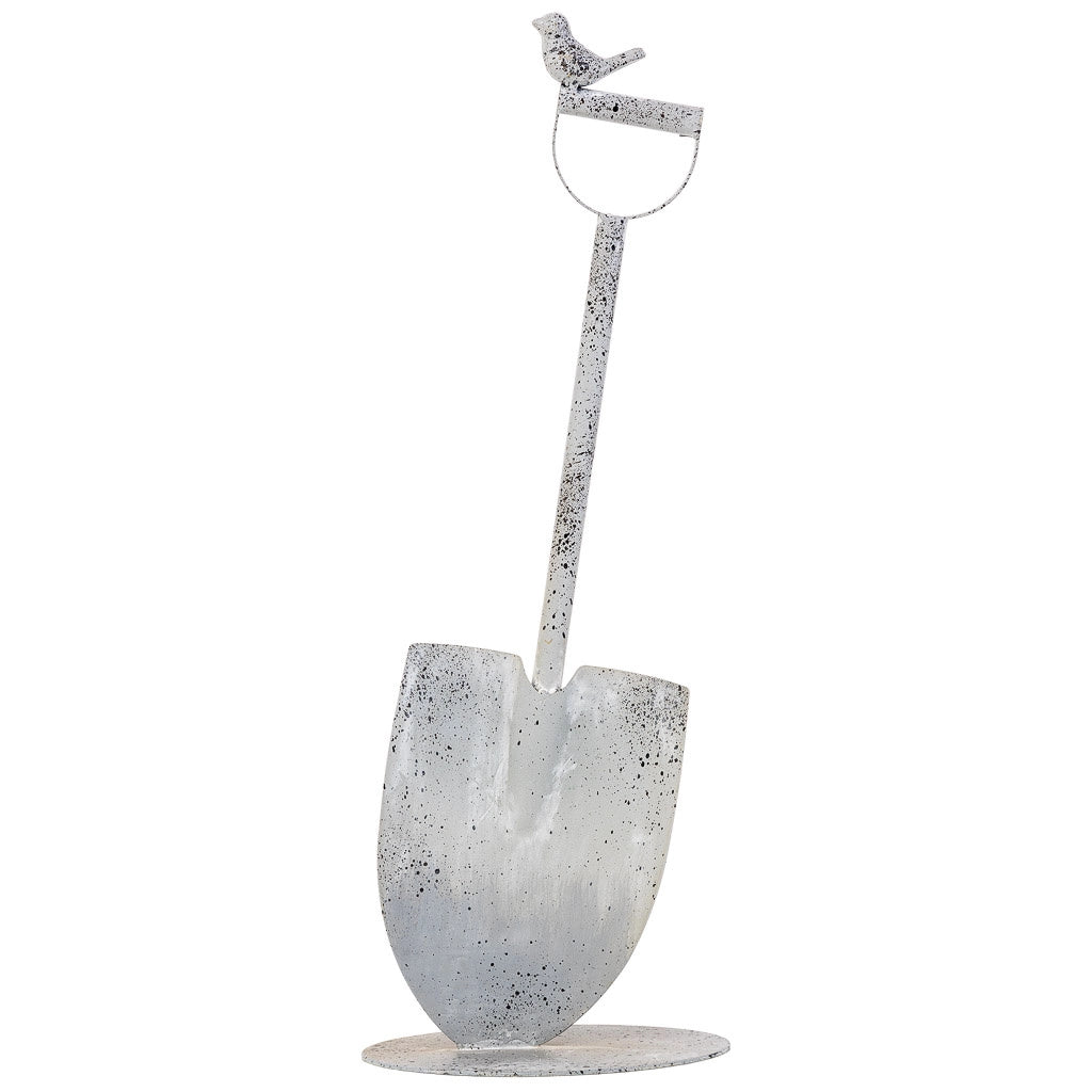 Pala decorativa da giardino in metallo 22,86x12,07x55,25h cm