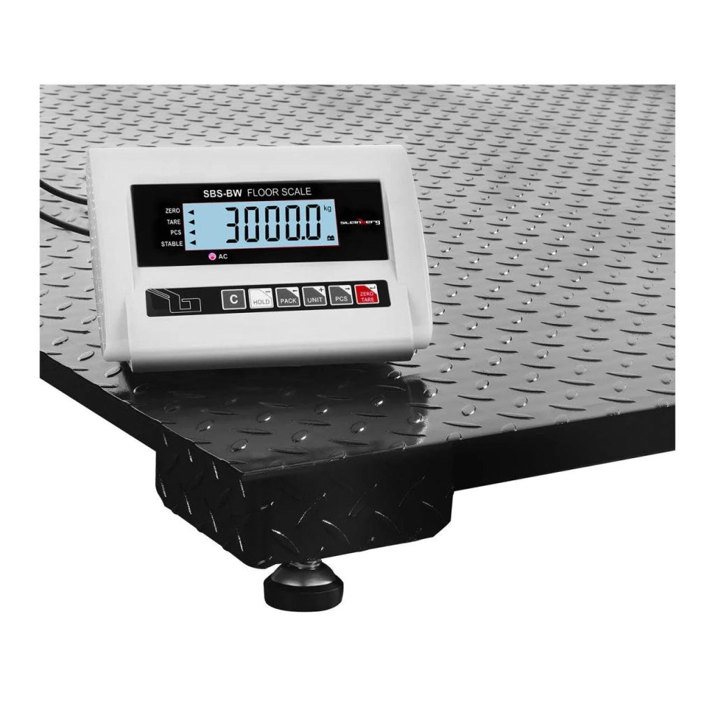 Bilancia da pavimento - 300 kg / 100 g - Tappetino antiscivolo - LCD 14_0000580