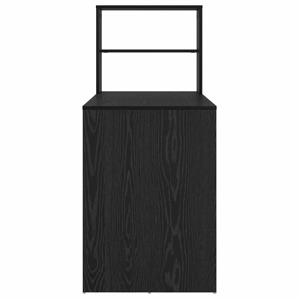 Scrivania Rovere Nero 113 x 54 x 120 cm Legno multistrato 869275