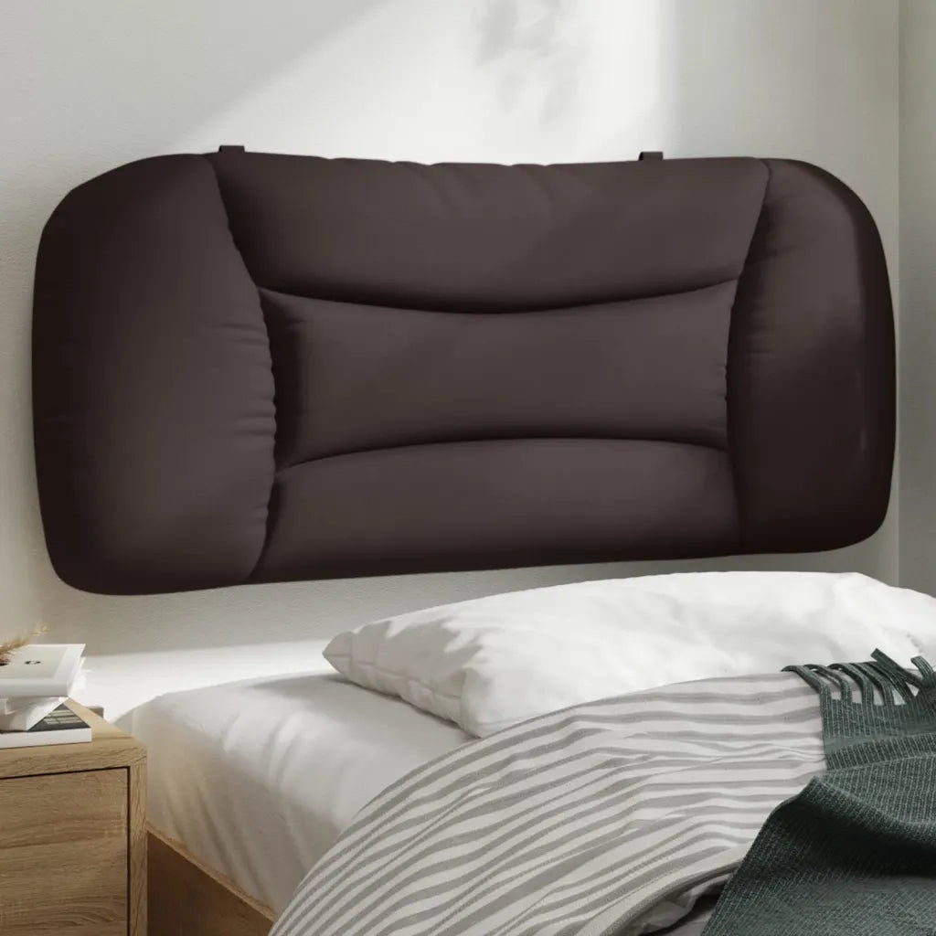 Cuscino Testiera Hvar Marrone Scuro 80 cm in Tessuto CFW2155388