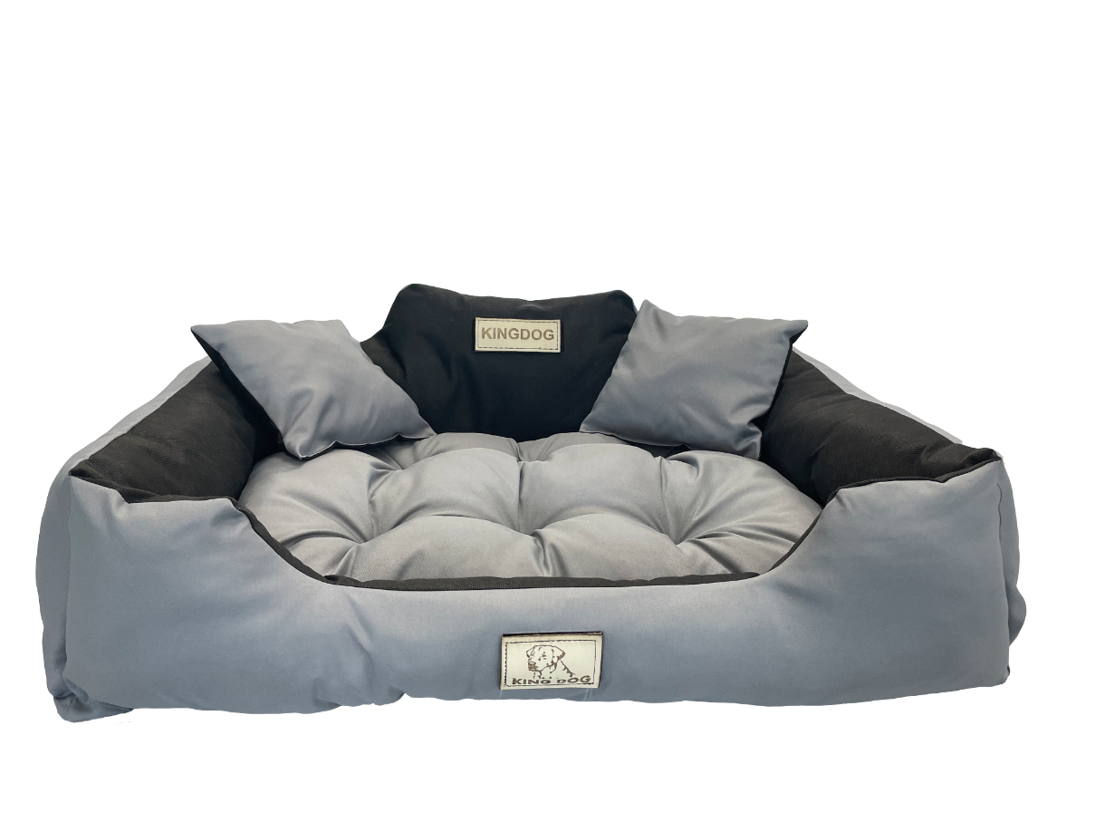 AIO FACTORY 145x115 cm KINGDOG Cuccia per cani impermeabile personalizzabile Grigio scuro