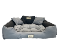 AIO FACTORY 145x115 cm KINGDOG Cuccia per cani impermeabile personalizzabile Grigio scuro