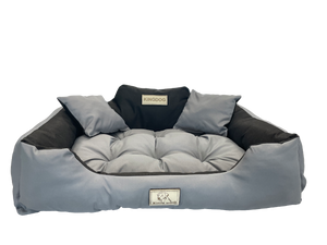AIO FACTORY 145x115 cm KINGDOG Cuccia per cani impermeabile personalizzabile Grigio scuro