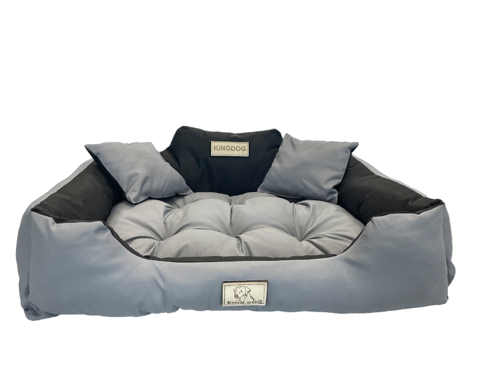 AIO FACTORY 145x115 cm KINGDOG Cuccia per cani impermeabile personalizzabile Grigio scuro