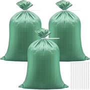 Zuppette per sabbia da giardino 50 x 80 cm - 20 pezzi - Sacchi di stoffa per rifiuti per progetti di giardinaggio e costruzione
