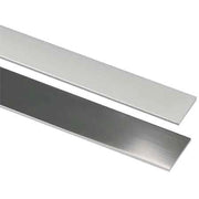 PROFILO PER RIVESTIMENTO PIATTO 30x2 mm - satinato - barra 2 mt 755 - 10 metrilineari- ARCANSAS