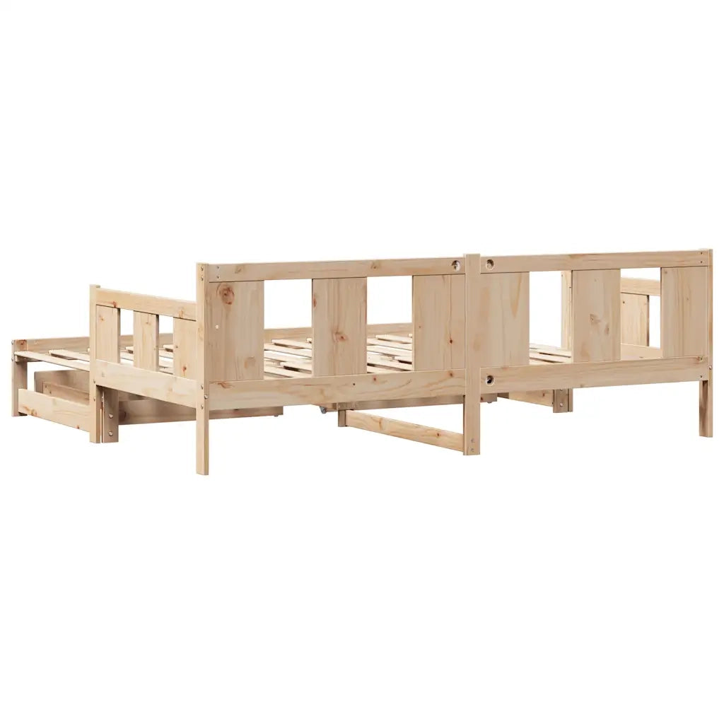 Divano Letto Estraibile con Cassetti senza Materasso 90x190 cm