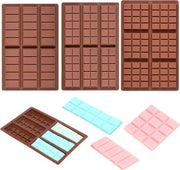 Siliconi per modelli di cioccolato - Stampi per 3 modelli di cioccolato - BPA libero - kit di hobby - 3 specifiche