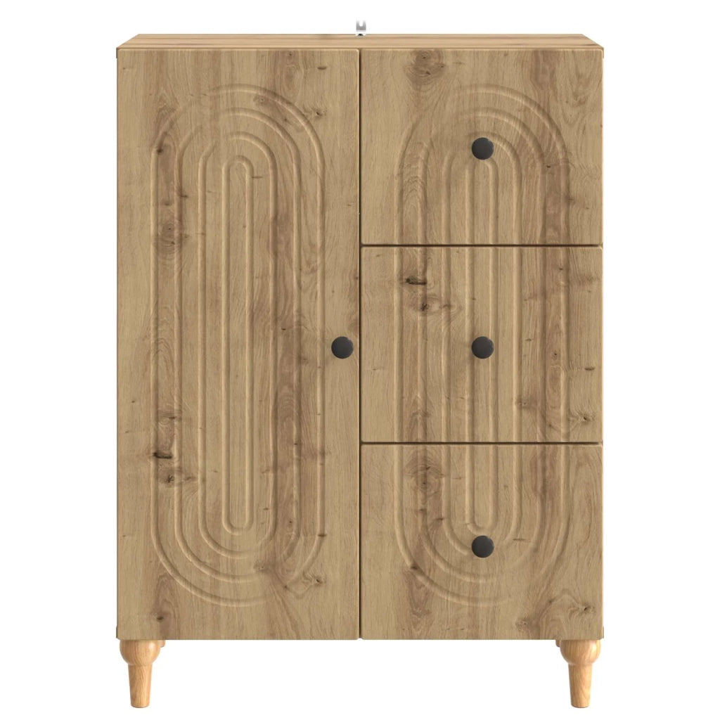 Credenza con cassetto Rovere Artigianale 66 x 34,5 x 90 cm