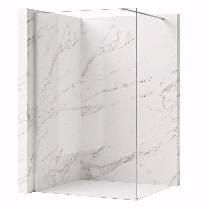 Parete Doccia Rea Flexi Transparent / Chrome 120