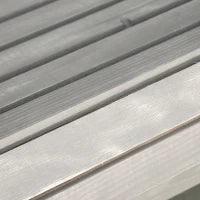 Poltrona da Giardino, Poltrona da Esterno, in Legno Massiccio di Abete Effetto Invecchiato, per Giardino, Terrazza e Balcone, 78L x 89P x 88H cm, Grigio