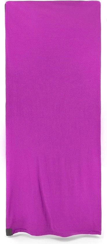 Fleece sacco da letto - coperta per campeggio e escursioni (blu 180x80cm)