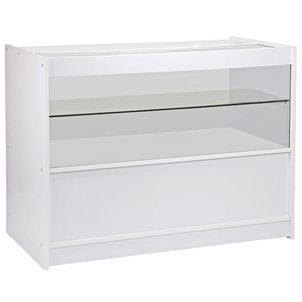 Set Glacier con 3 Banconi Negozio e Reception Bianco Lilla Solidi No Puro Bianco
