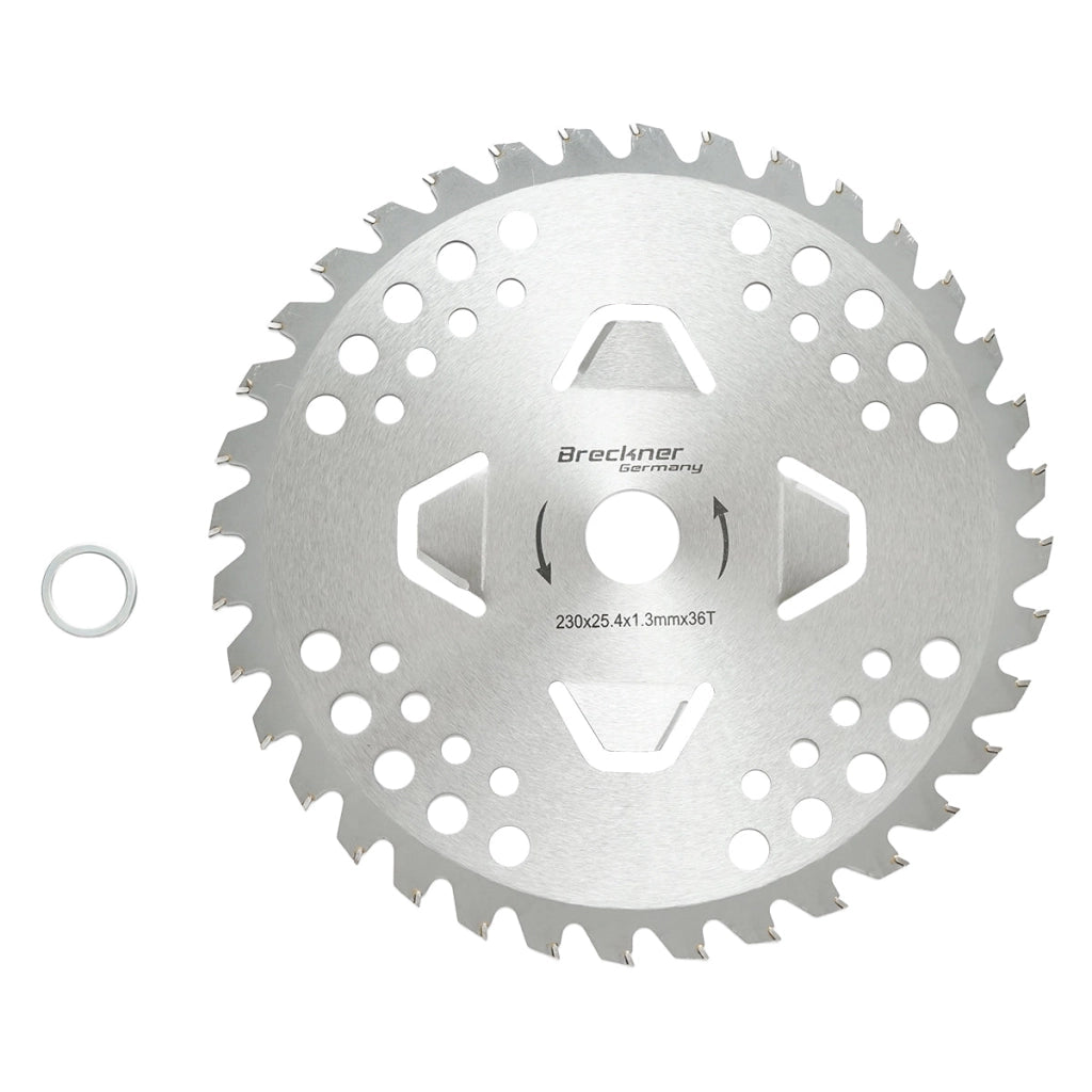 Disco circolare vidia 230x25.4x1.3mm, 36 denti per decespugliatore a spalla Breckner Germany