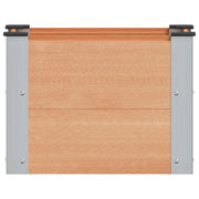 Fioriere | Cassetta per fiori | Letto rialzato da giardino Marrone 50 x 30 x 36 cm