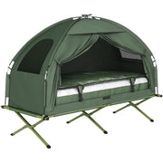 Letto da campo con materasso ¨C zephmum ¨C verde scuro