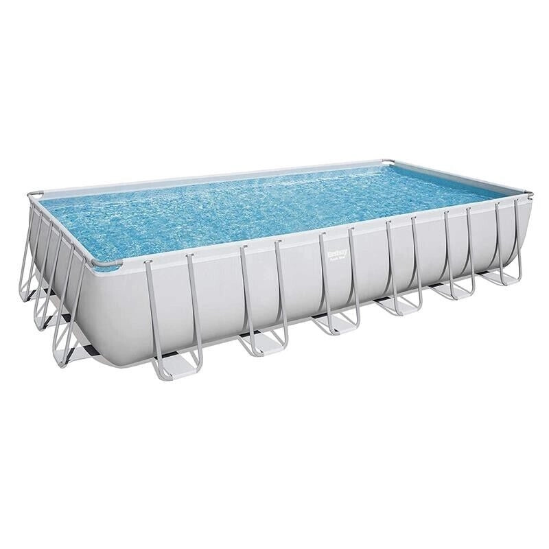 BESTWAY PISCINA FUORI TERRA POWER STEEL RETTANGOLARE 732 X 366 X 132 CM
