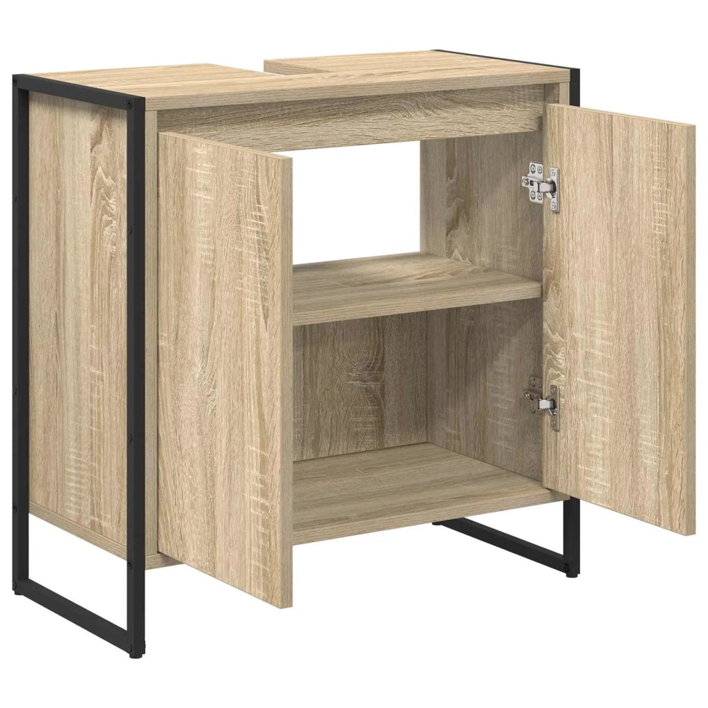 Mobile da Bagno | Armadio da bagno Sonoma 60 x 30 x 60 cm Legno multistrato