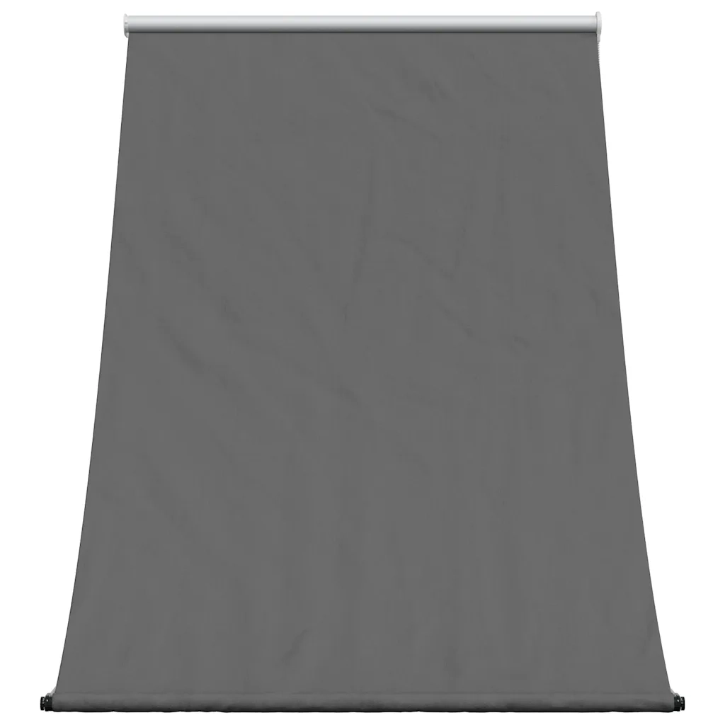 Tenda da Sole Retrattile Antracite 100x150 cm Tessuto e Acciaio