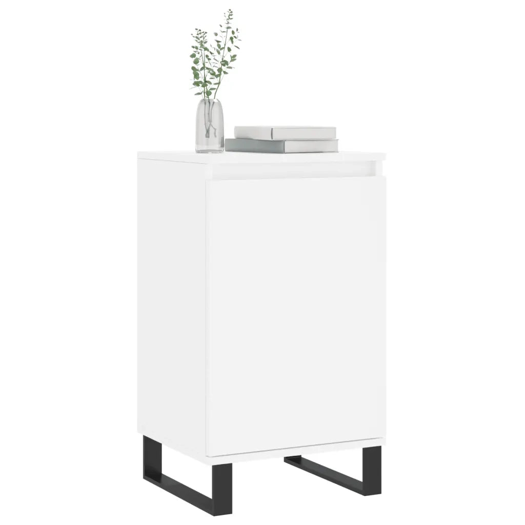 Credenza | Madia | Buffet da pranzo | Armadio da pranzo Bianca 40x35x70 cm in Legno Multistrato