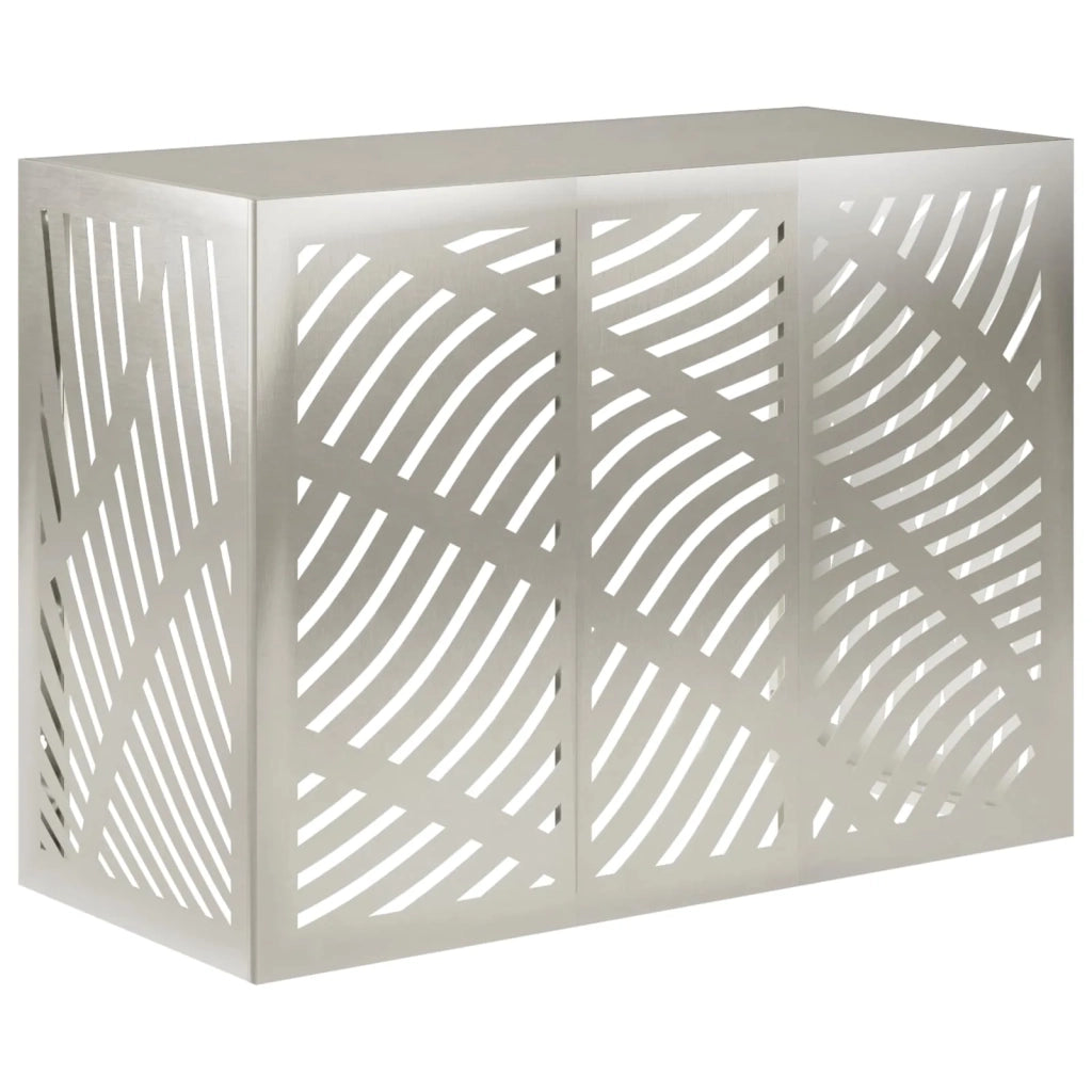 Copertura per condizionatore d'aria Argento 110 x 50 x 80 cm 8014112