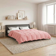 Duvet Invernale Trapuntato Rosa 220 x 240 cm Microfibra 42026118