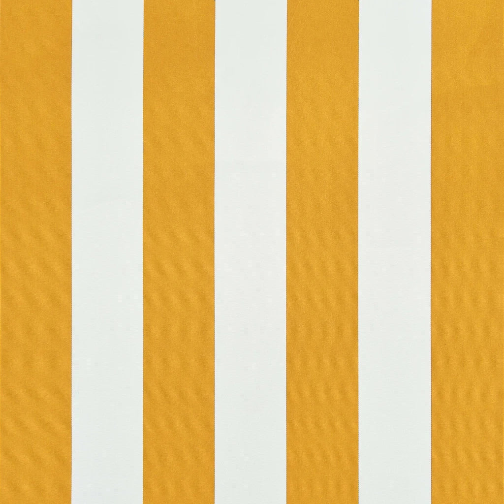 Tenda da Sole Retrattile 250x150 cm Giallo e Bianco cod mxl 18860