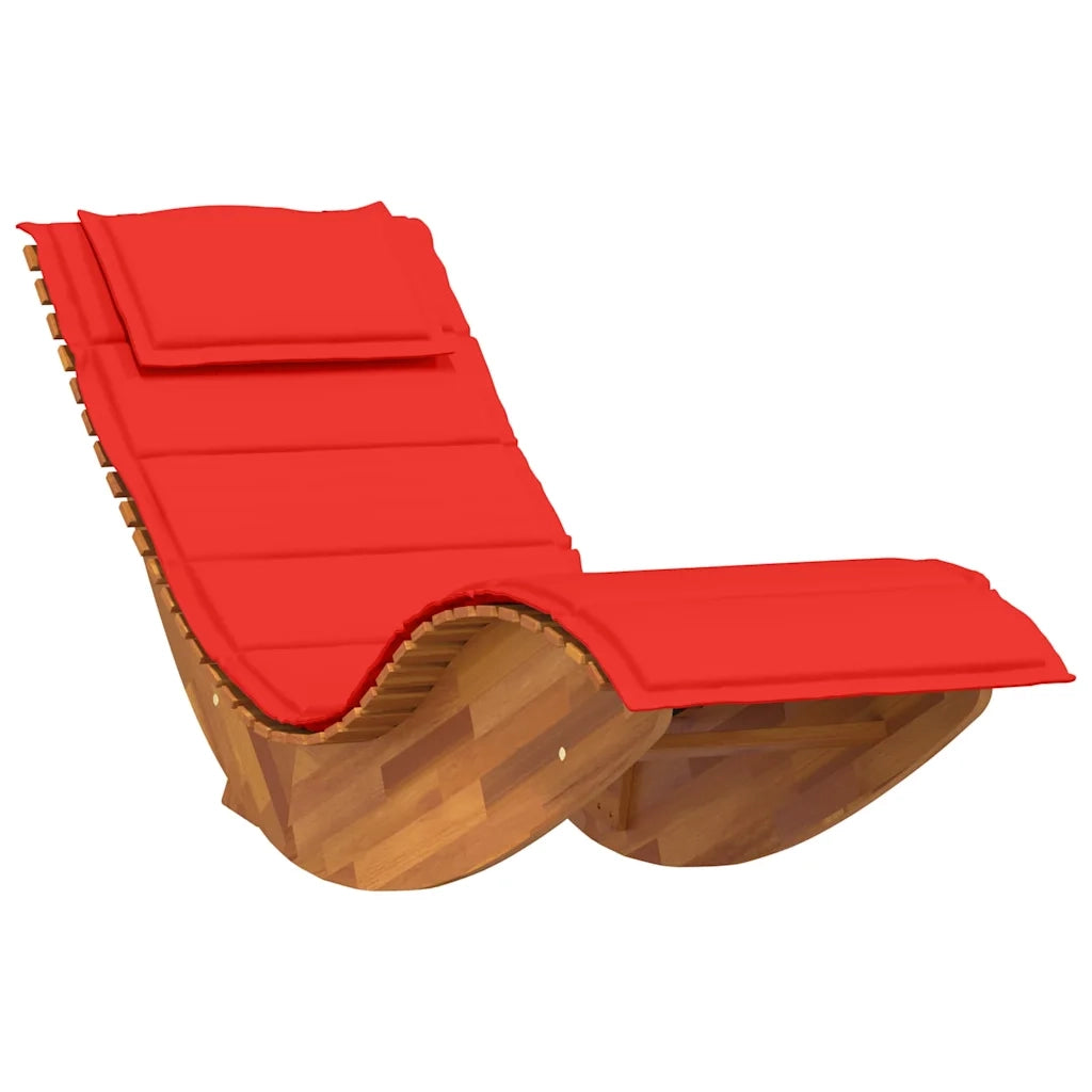 Lettino da sole 2 pcs Marrone Legno di Acacia Massello 3329138