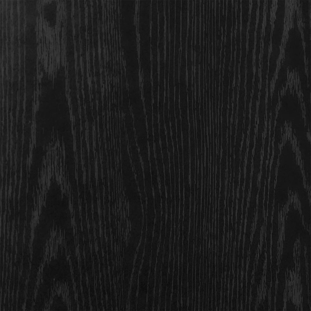 Set mensole da parete 3 pz Rovere Nero 40x16x14cm 882789