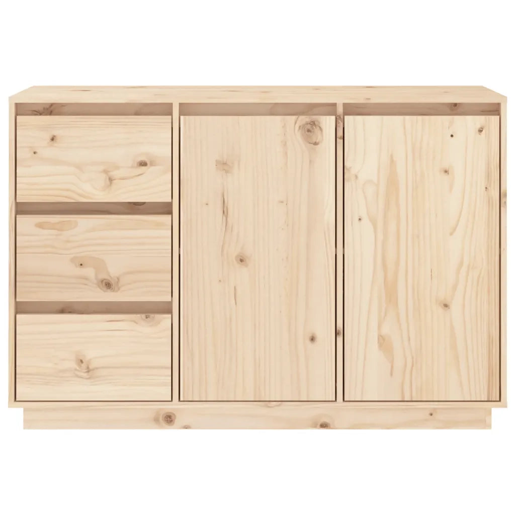 Credenza-Buffet-Armadio da cucina 111x34x75 cm in Legno Massello di Pino