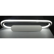 Trade Shop - Applique Led Lampada Da Specchio 16w Ovale Bagno Luce 3000k 6500k 4000k 45cm F06 - -bianco Freddo      -