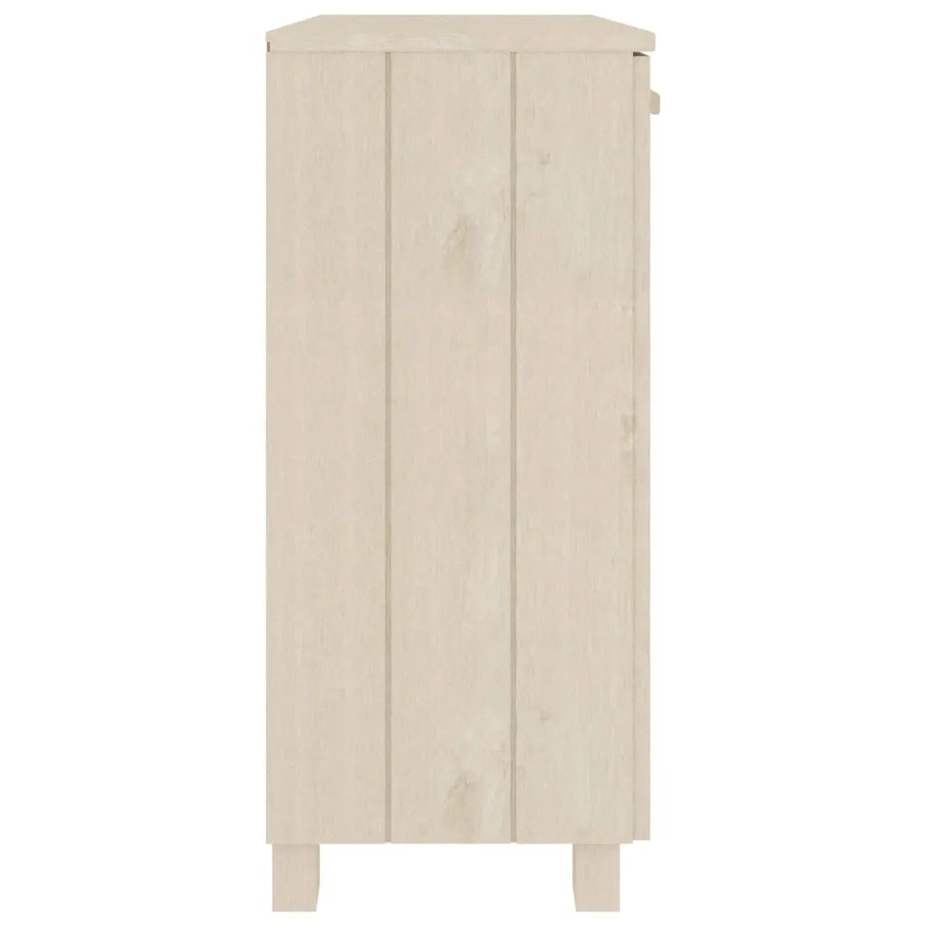 Credenza HAMAR ambra 85x35x80 cm in Legno Massello di Pino 340492