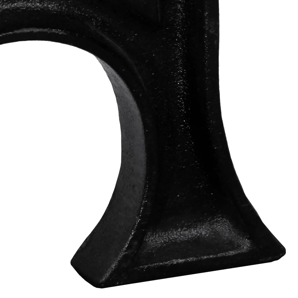 Gambe per Panca 2 pz con Base ad Arco a Forma di A in Ghisa 245431