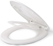 Toiletdeksel con sedile per bambini magnetico meccanismo softclose regolabile hinged quick-release funzione O-vorm PP vetrino per wc (447 x 371 x 55 mm) Vetrino per wc per bambini