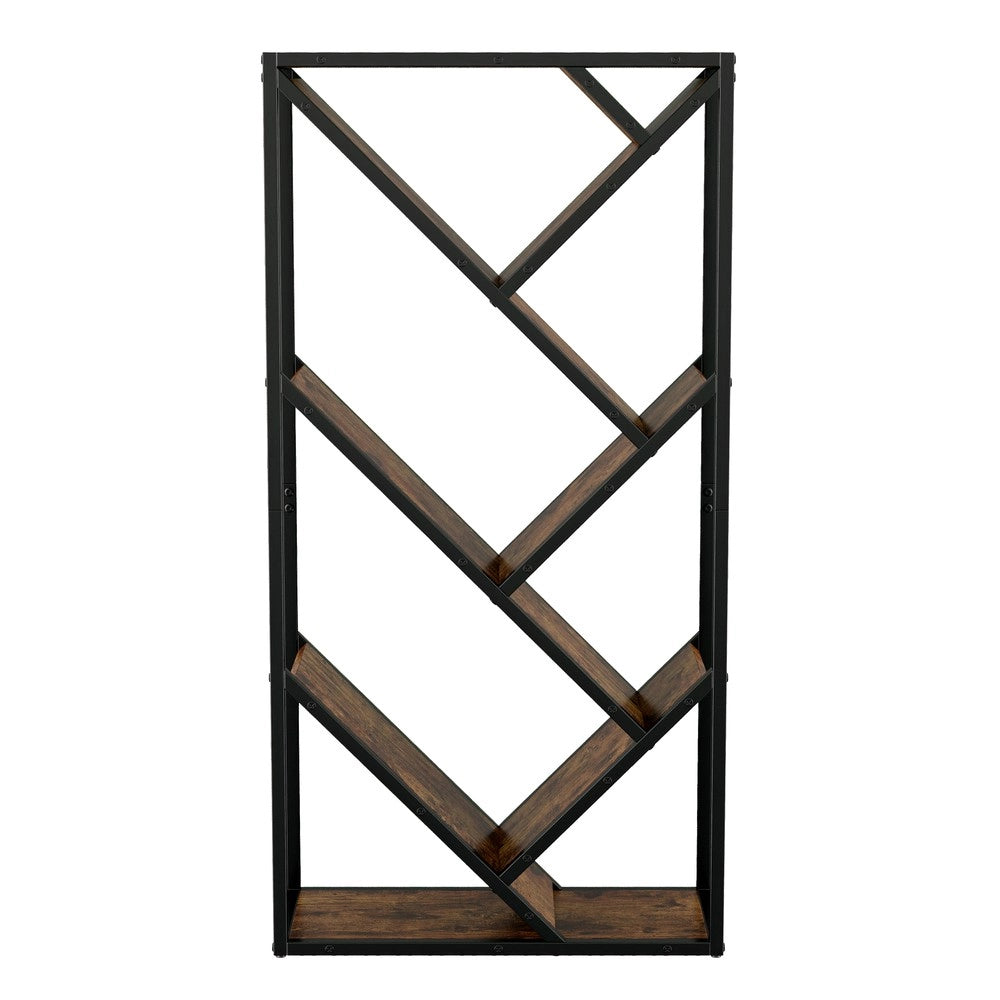Libreria ad Albero 8 Ripiani ¨C Xylo ¨C Angolare, Scaffale Soggiorno/Ufficio, 80x35x160