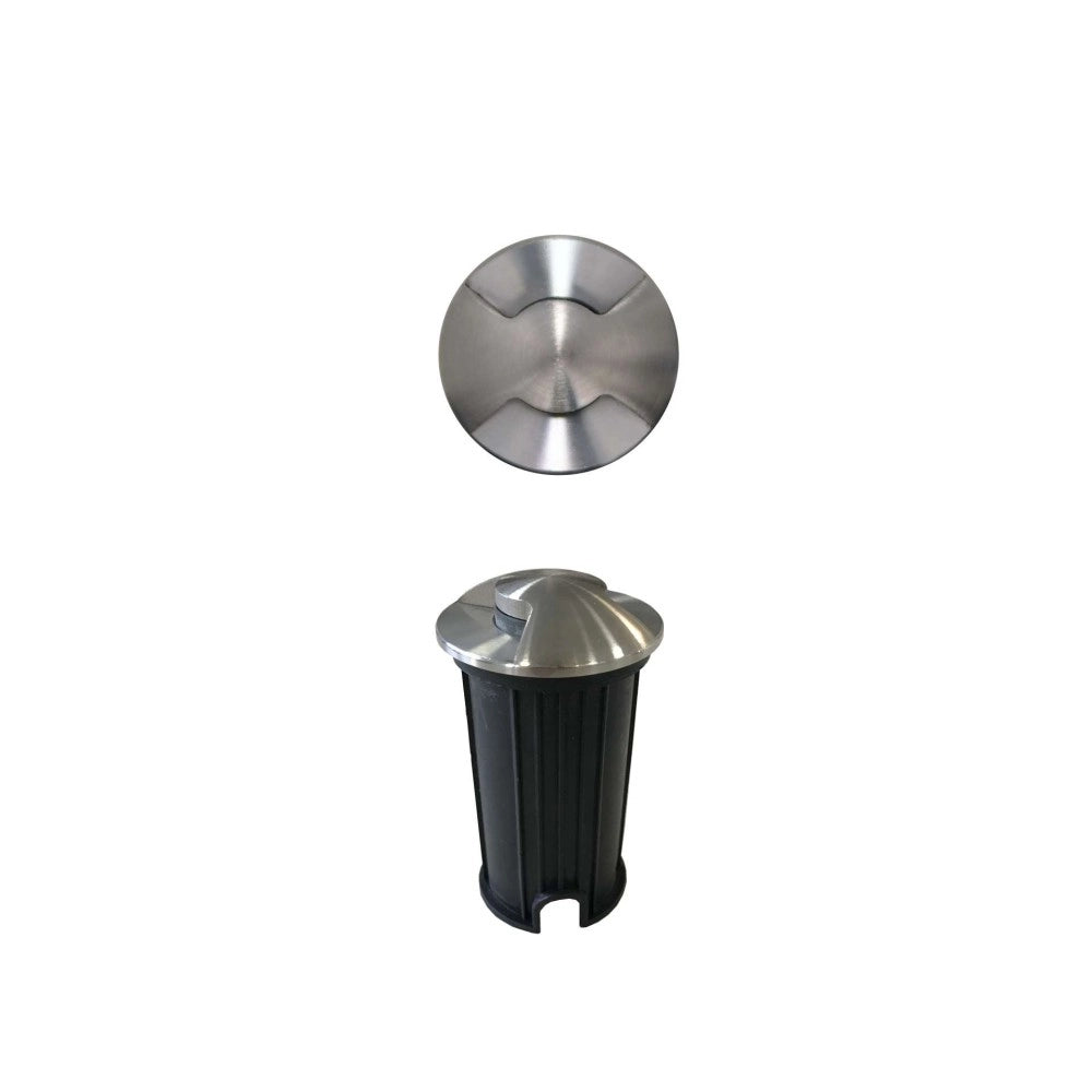 Beneito & Faure - Segnapasso led da esterno Dis 2W 3000K - Faretto da incasso a luce calda IP67 da parete o pavimento