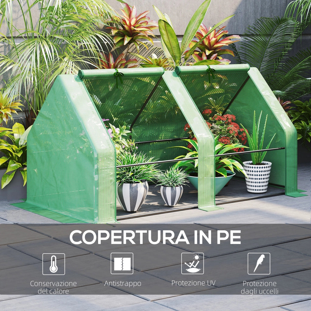 Serra da Giardino ¨C zephmum ¨C Verde Acciaio 180x90x90cm