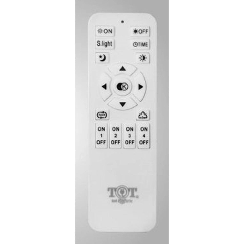 Trade Shop - Lampadario A Sospensione Led 96w 3 Cerchi Con Telecomando Design Moderno Bianco 71132 -