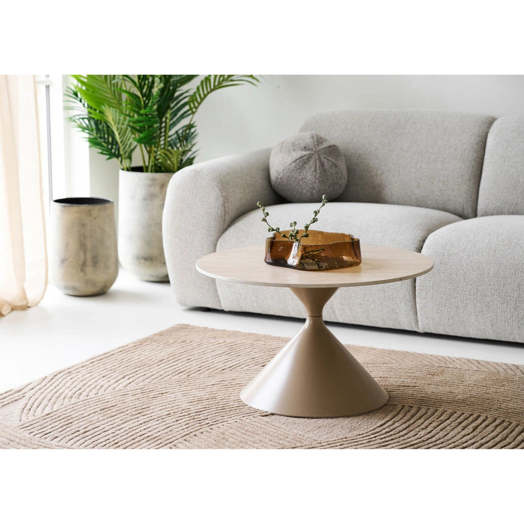 Tavolino Annecy, Beige, Ceramica, 70x70x41 cm