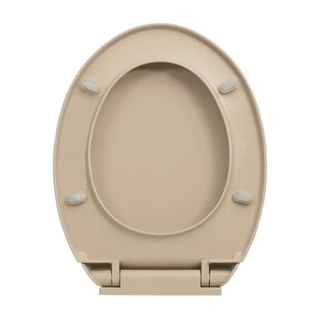 Copriwater Chiusura Ammortizzata e Sgancio Rapido Beige Ovale cod mxl 51164