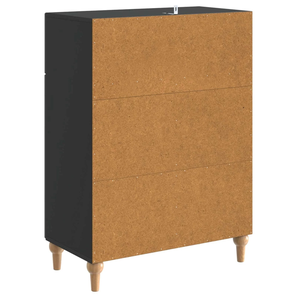 Credenza Nero 66 x 34,5 x 90 cm Legno ingegnerizzato 894176
