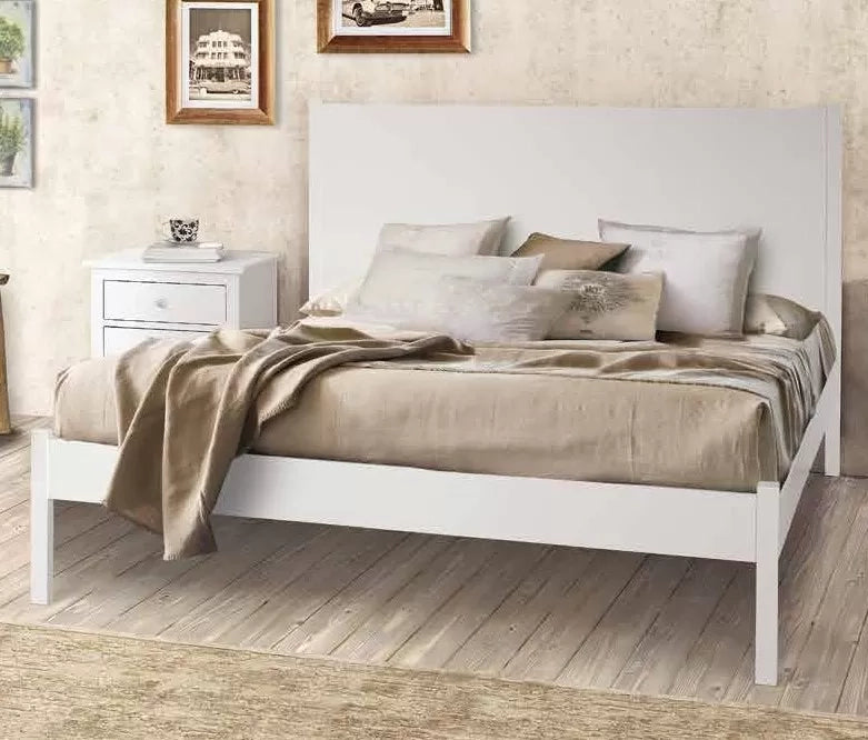 Letto schabby chic matrimoniale 174 x 212 x 115 h (735) - Mobili 2G