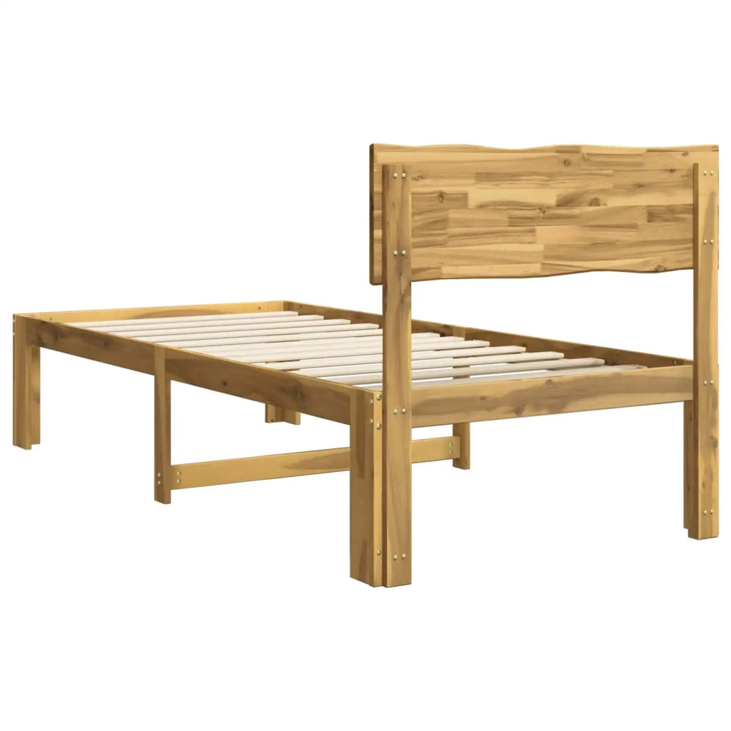 Letto Singolo con Testiera ROSTOCK Bianco 100 x 200 cm 903376