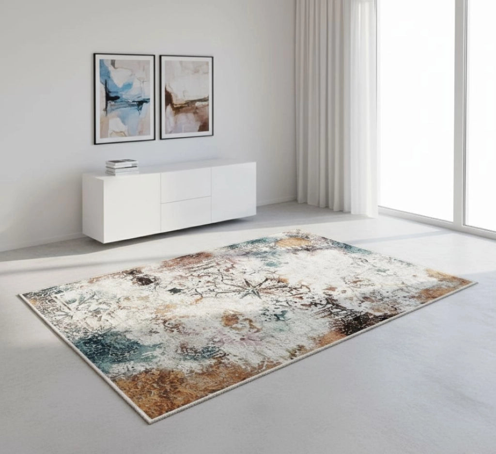 Rocky River, Tappeto Materiale Struttura in Velluto, 180x120 cm Multicolore