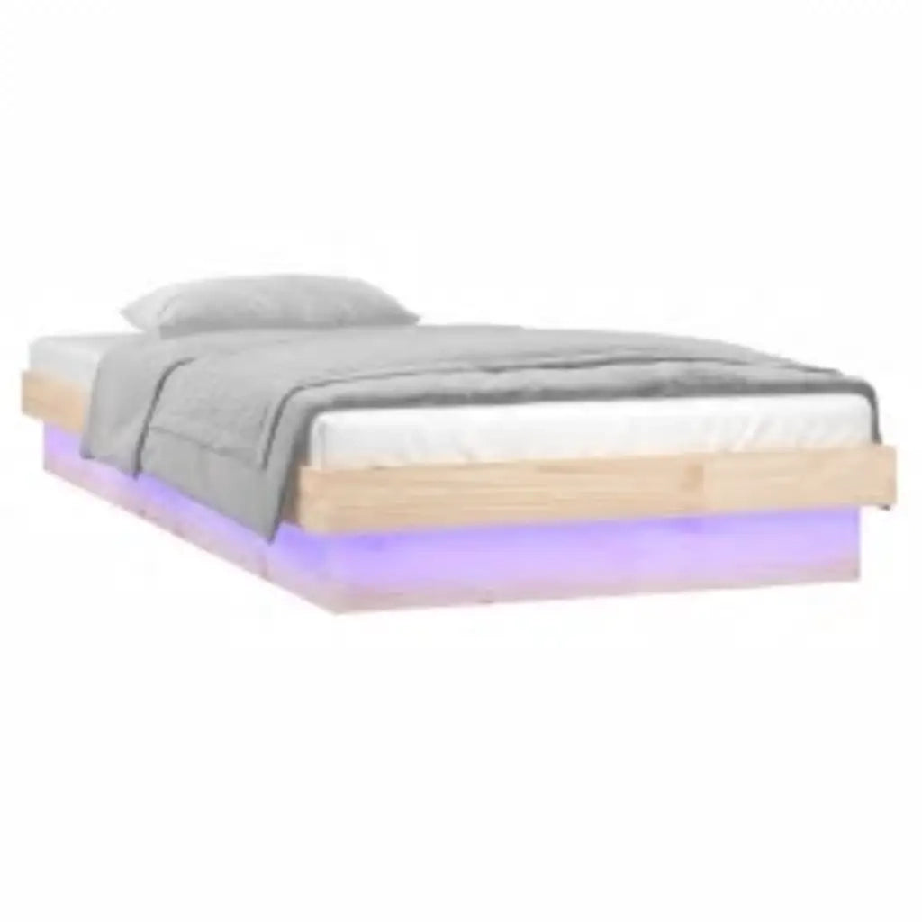 Giroletto con LED 100x200 cm in Legno Massello 819962