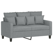 Divano | Divano da soggiorno | Sofa a 2 Posti Grigio Chiaro 120 cm in Tessuto